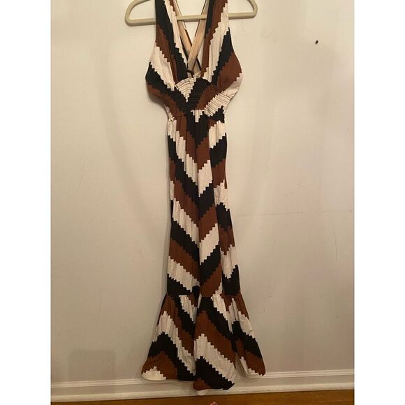 Anthropologie-Plenty by Tracy Reese Printed Halter Maxi Dress - Picture 9 of 10